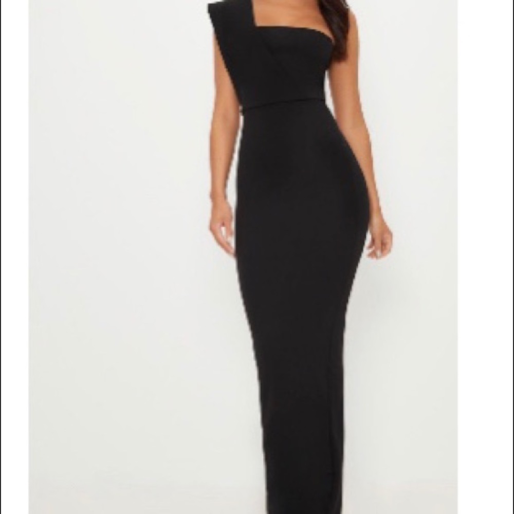 One Shoulder Maxi Dress